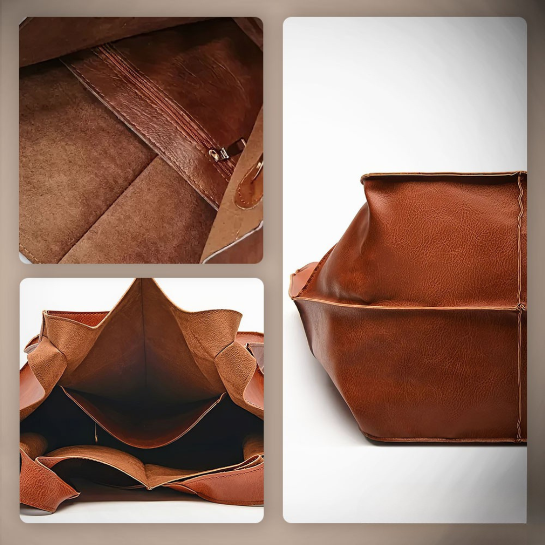 Ruth - Bolsa Tote de Couro Atemporal