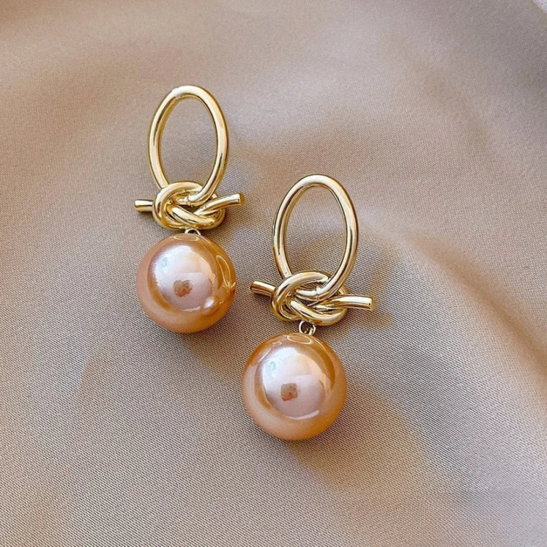 Brincos Elegantes de Pérola