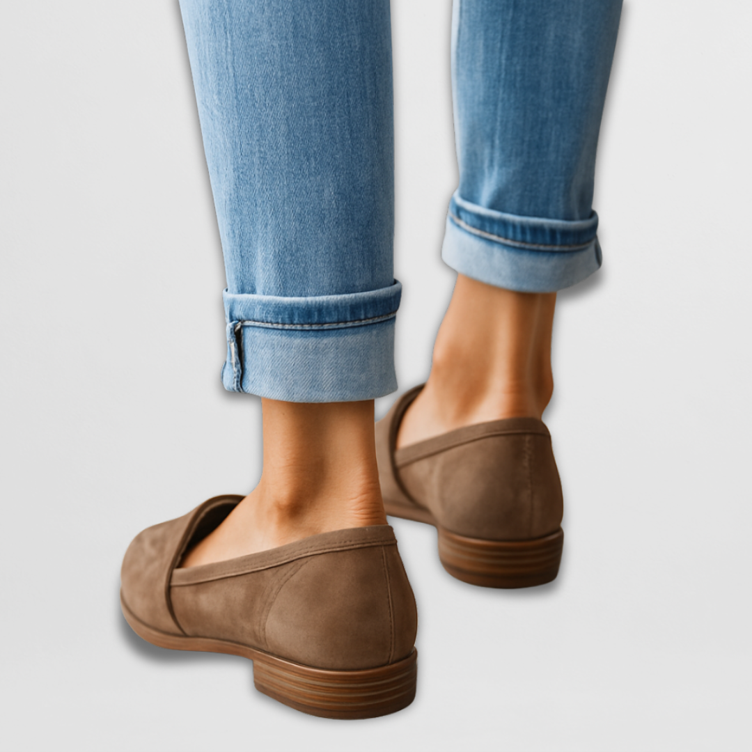 Claire™ | Mocassins Macios em Camurça