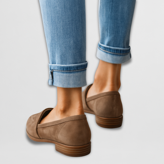 Claire™ | Mocassins Macios em Camurça