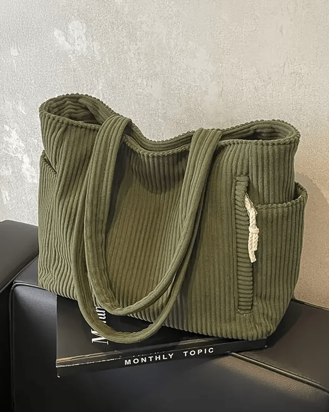 Bolsa Tote Tilda com Textura Canaletada