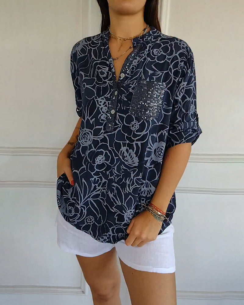 Cassie | Blusa com Estampa Floral
