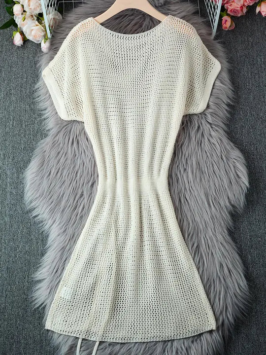 SANTANA™ - Vestido Casual de Verão com Decote Redondo