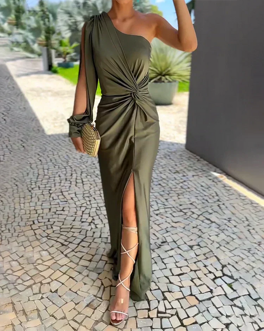 Talia – Vestido Leve e Drapado