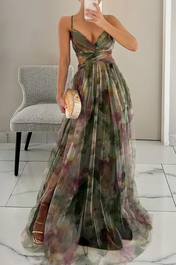 Esme – Vestido Fluido com Estampa