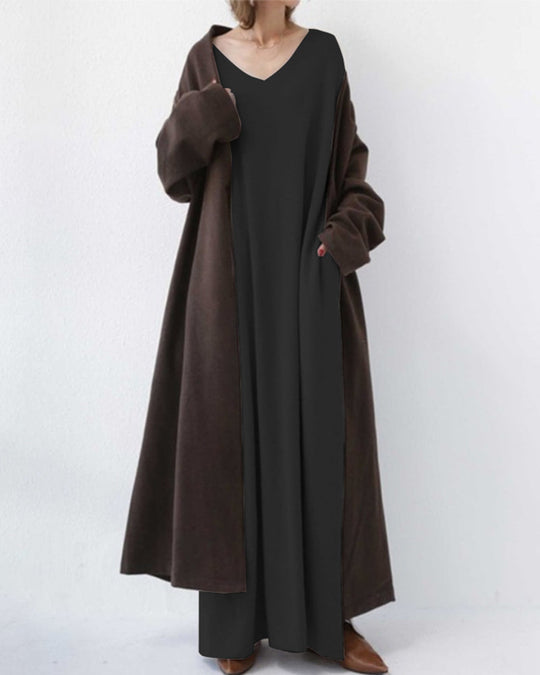 Eudora - Vestido V-Neck Elegante e Casual
