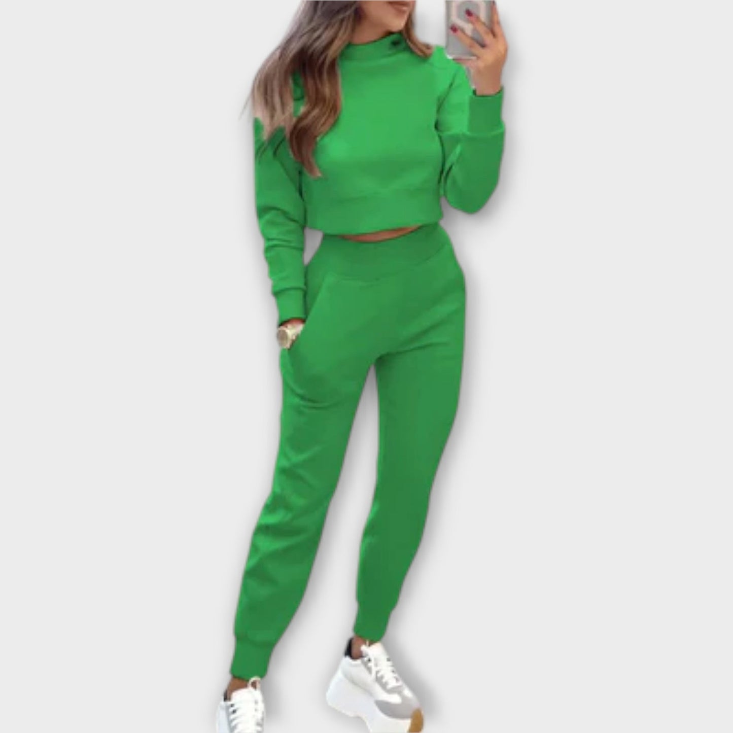 Aurora - Conjunto de Moletom Casual