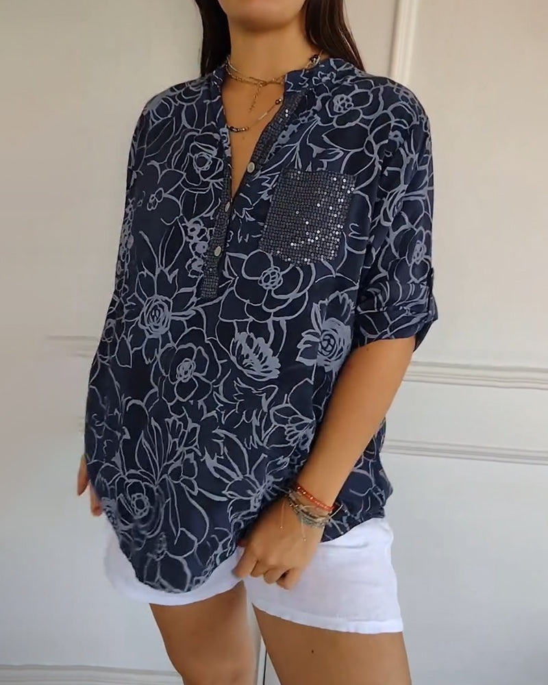 Cassie | Blusa com Estampa Floral
