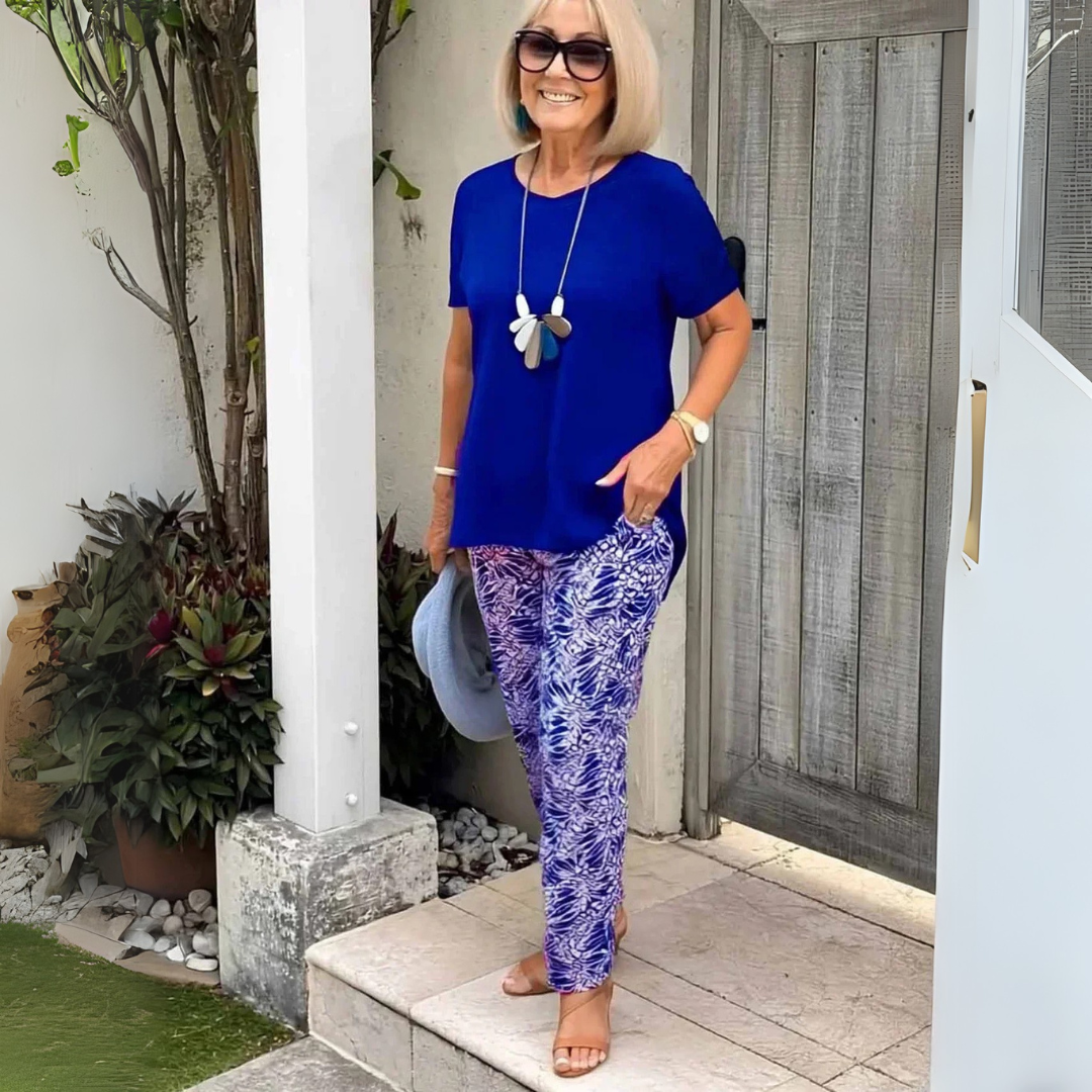 Allegra | Conjunto de Dois Peças em Algodão – Sofisticação Sem Esforço, Conforto Durante Todo o Dia