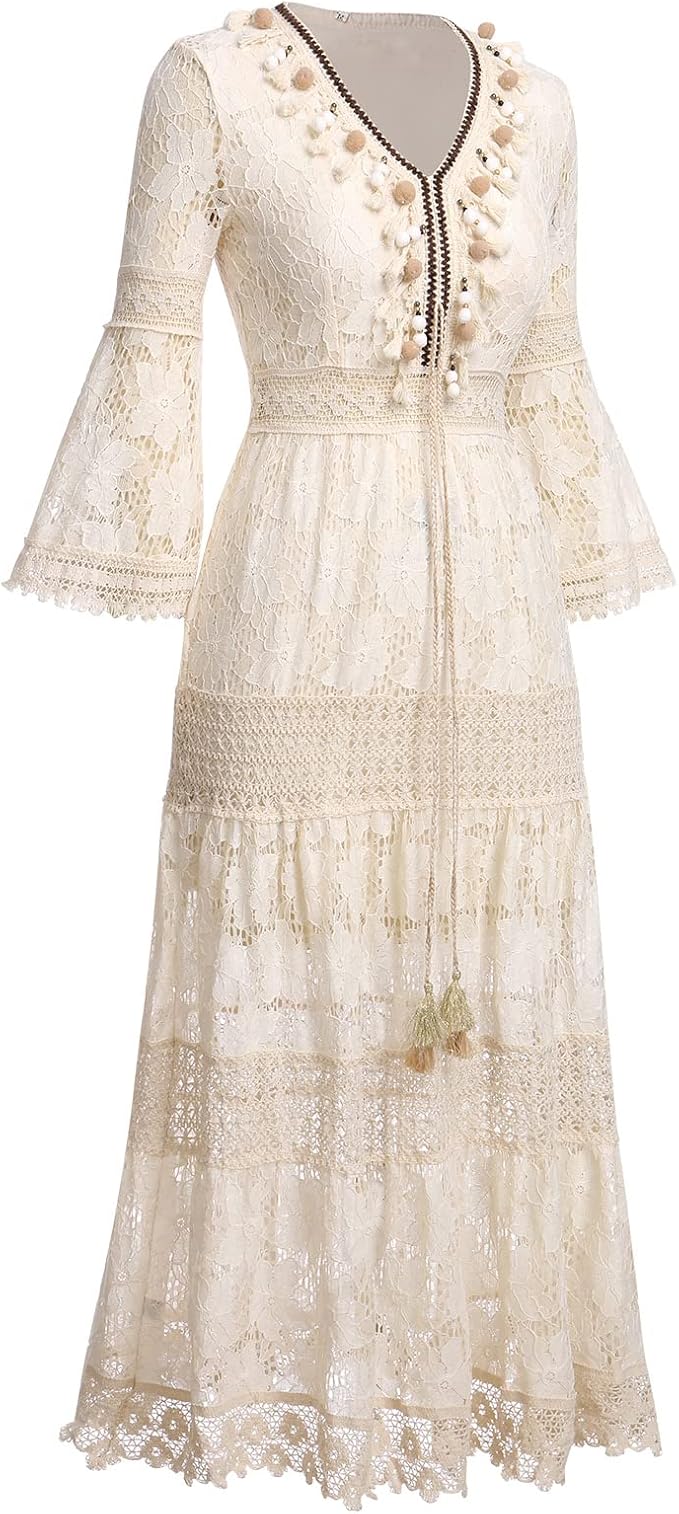 Amary - Vestido de Renda Boho