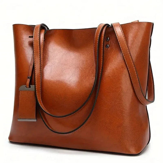Bolsa de couro elegante e versátil