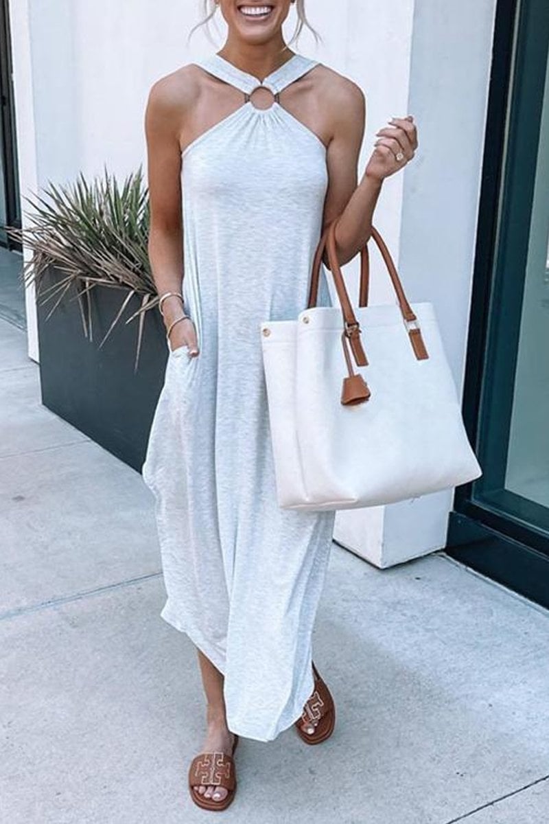 Jezrah - Vestido Halter Breeze