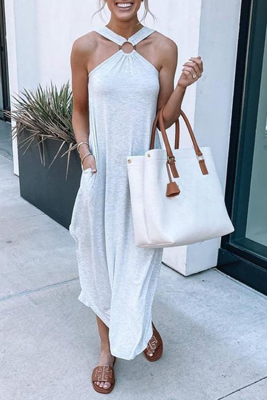 Jezrah - Vestido Halter Breeze