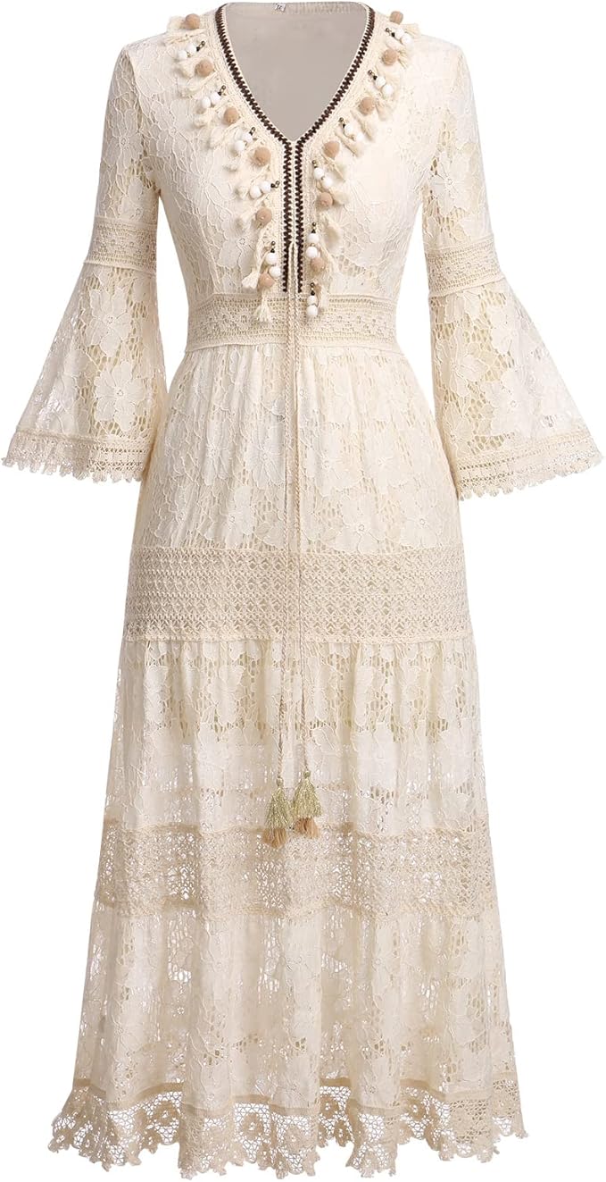 Amary - Vestido de Renda Boho