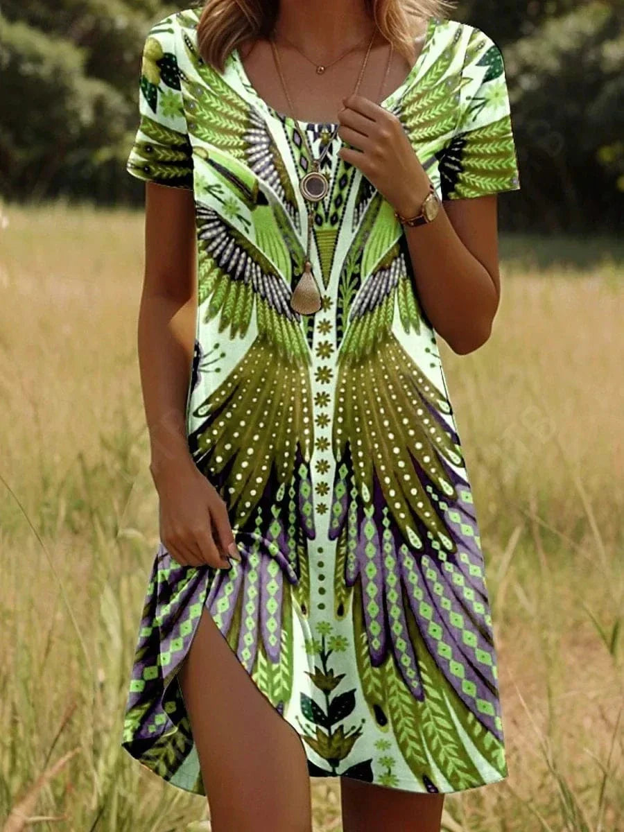 Vestido Liora Featherflare