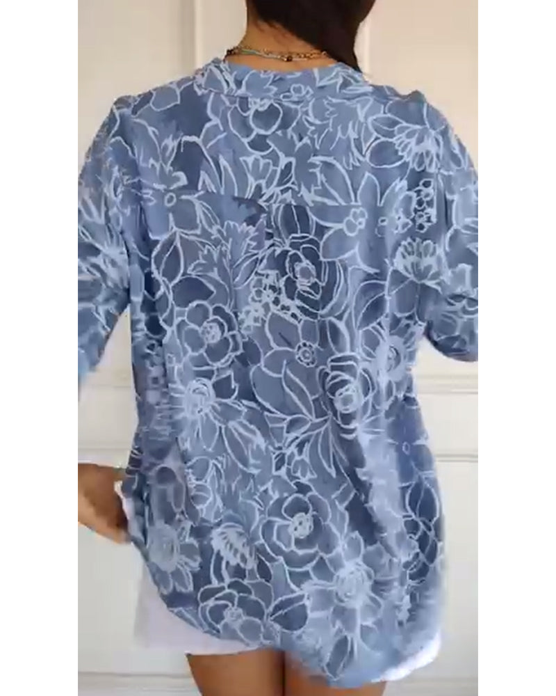 Cassie | Blusa com Estampa Floral