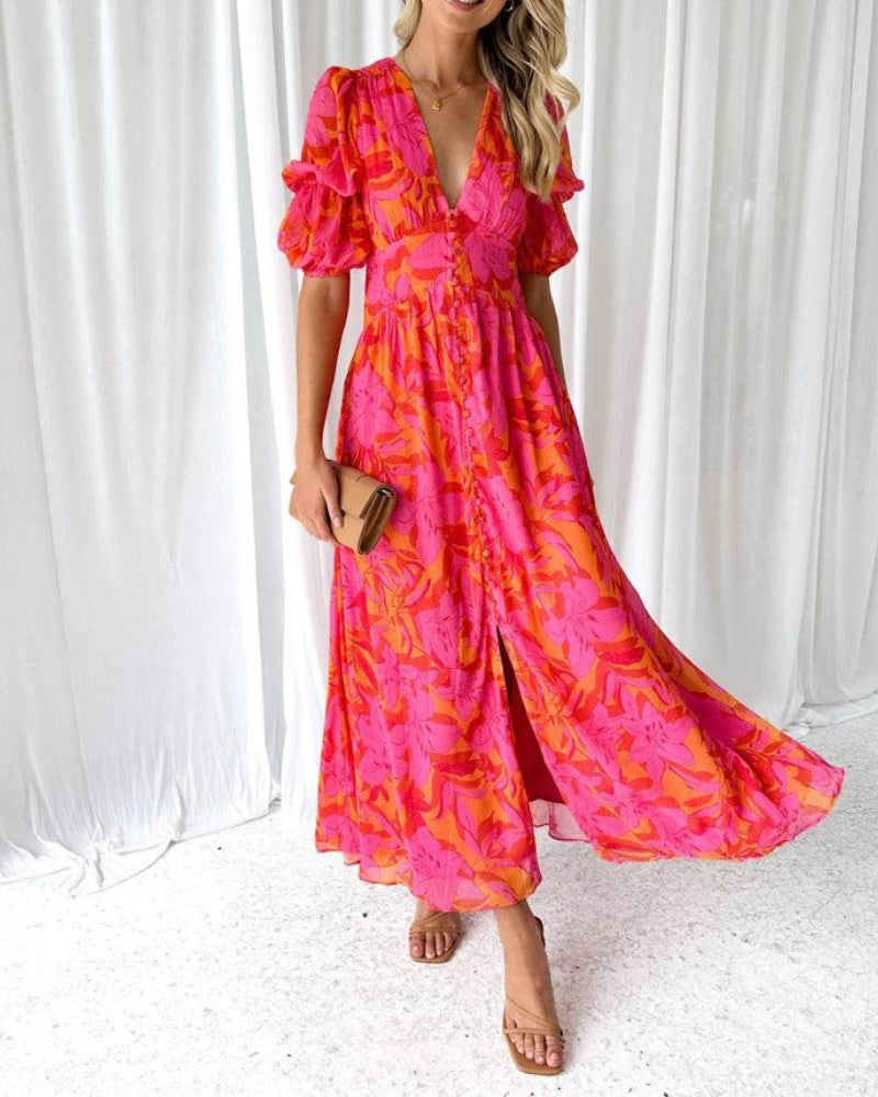 Zeria - Vestido Radiante Tropical
