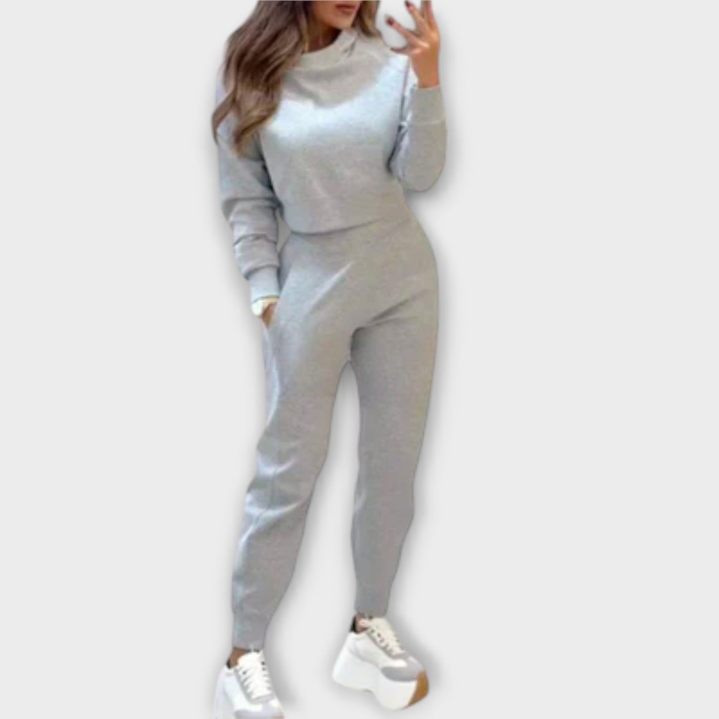 Aurora - Conjunto de Moletom Casual