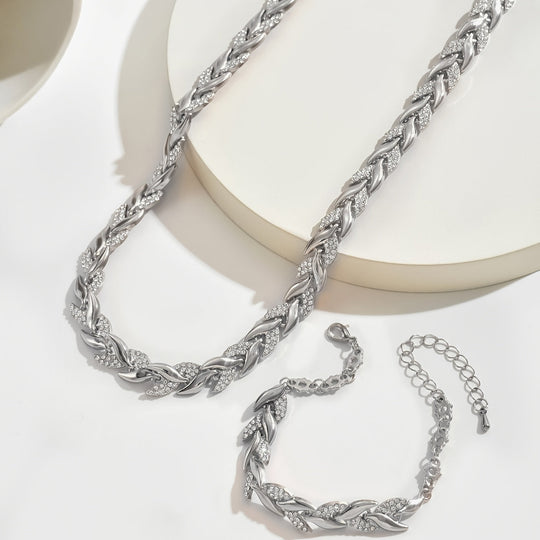 Conjunto de Cauda de Peixe de Cristal de Vidro Elegante