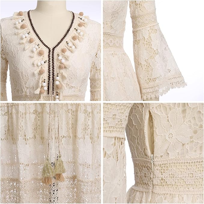 Amary - Vestido de Renda Boho