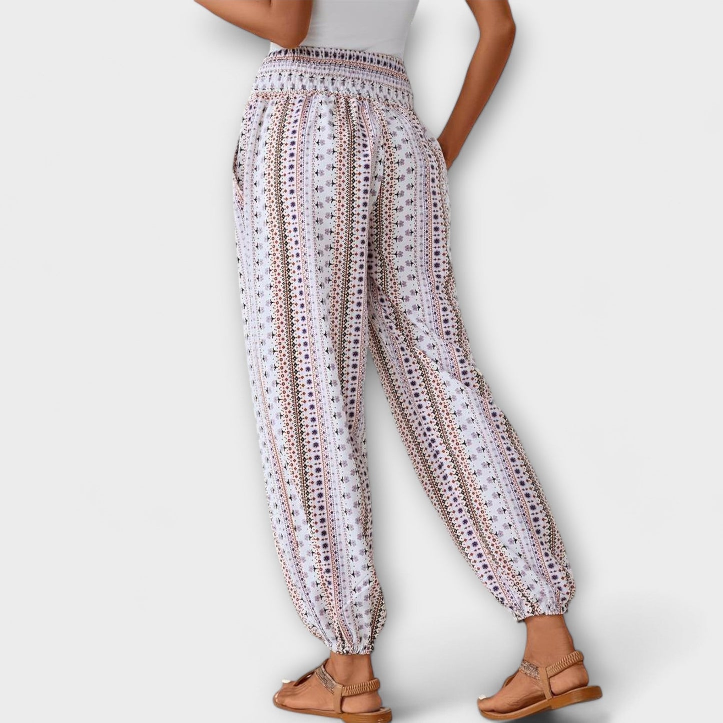 Scarlett - Calça com gráfico étnico
