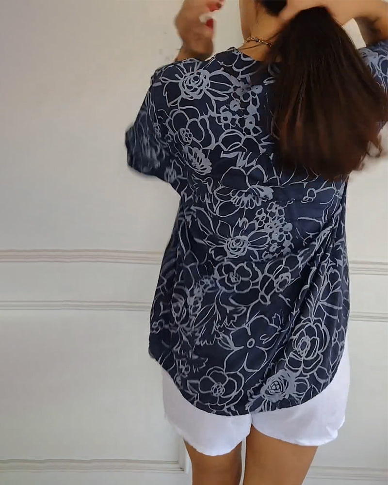 Cassie | Blusa com Estampa Floral