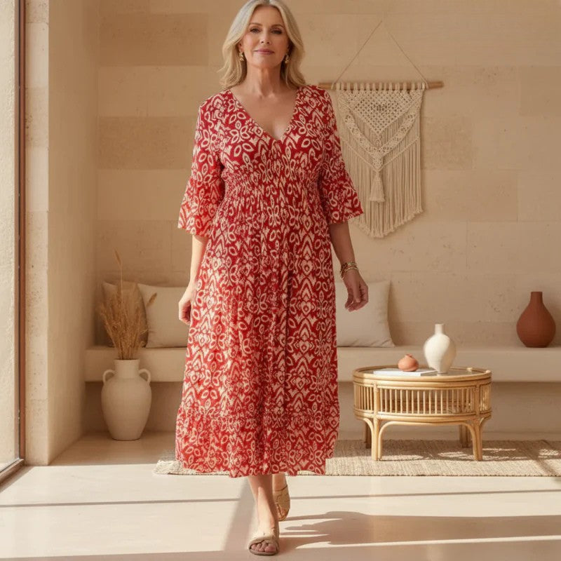 Lillia - Vestido Estampado Boho