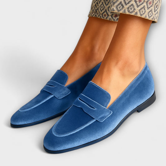Louise - Pantufas de camurça macia