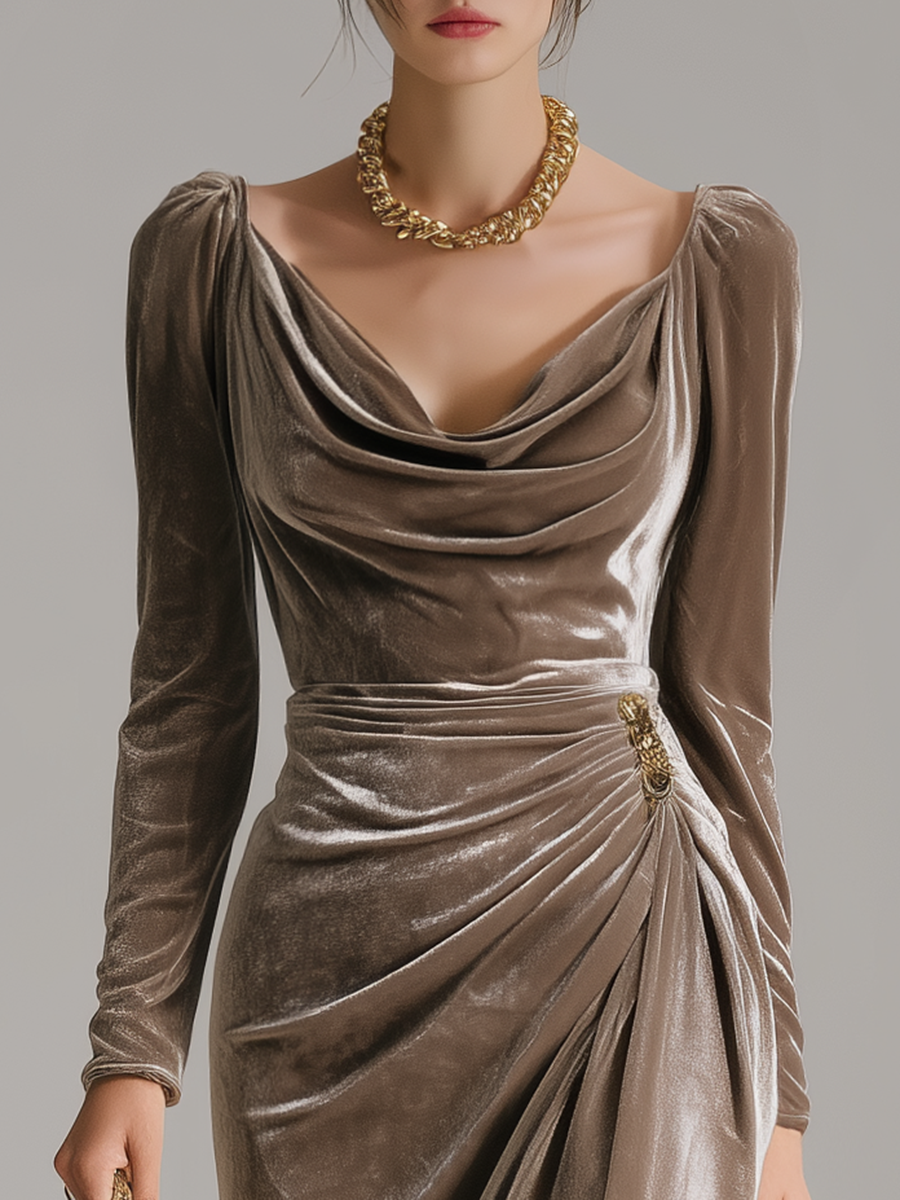Hayden Sylvana | Vestido Midi Elegante