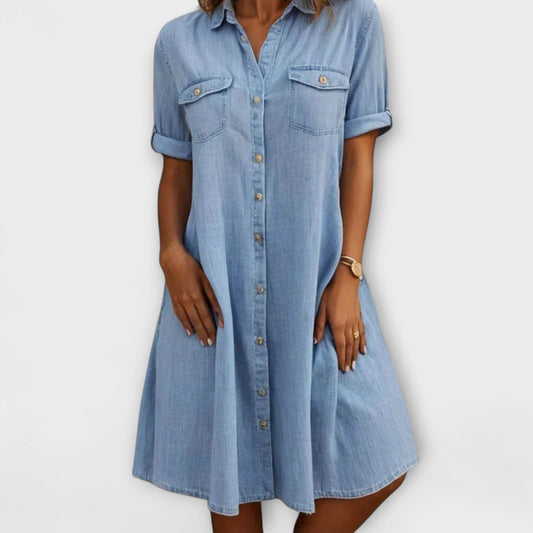 Casual A-Linha Vestido