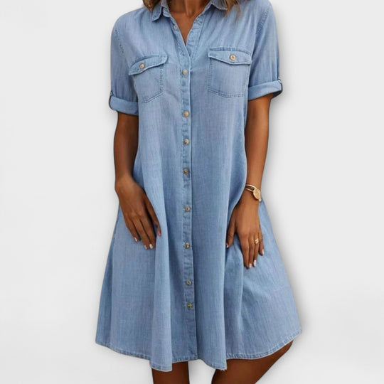 Casual A-Linha Vestido