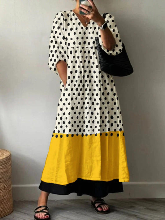 Vestido Elegante Estampado Anna