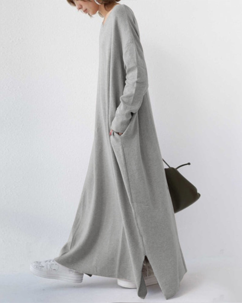 Eudora - Vestido V-Neck Elegante e Casual