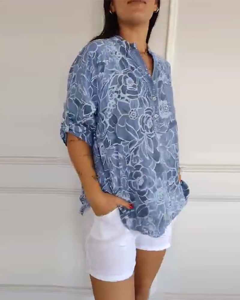 Cassie | Blusa com Estampa Floral