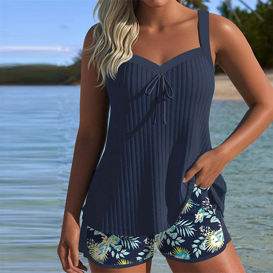 Teresa | Conjunto de Praia Listrado