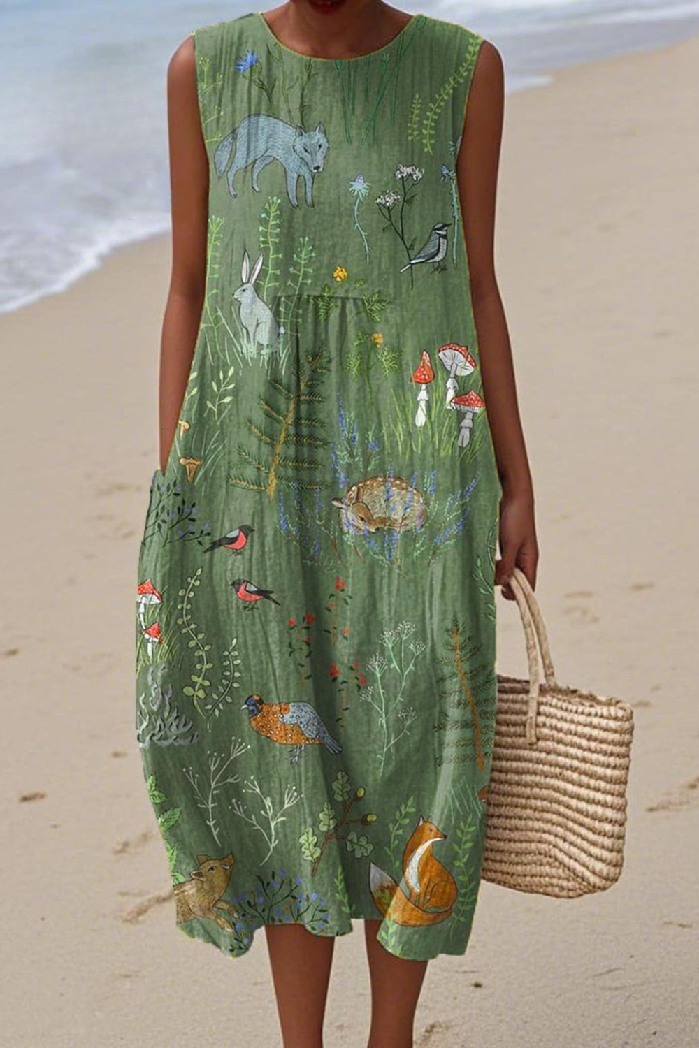 Ninthe - Vestido de Animais da Floresta