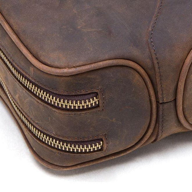 Necessaire de Couro Crazy Horse