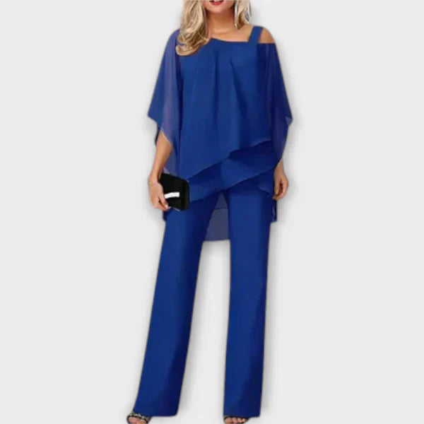 Chiffon Conjunto de para a Noite
