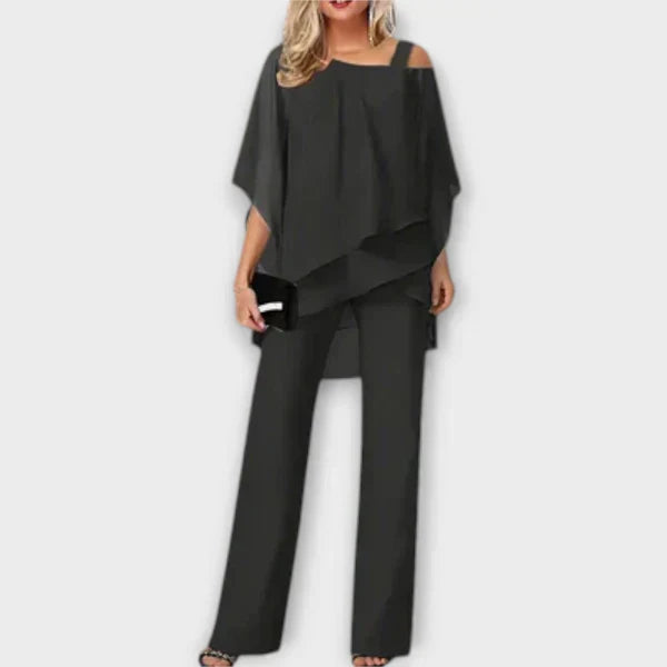 Chiffon Conjunto de para a Noite