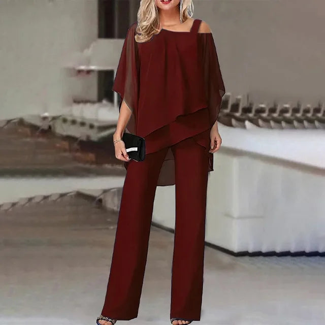 Lena – Conjunto Elegante de Duas Peças para Mulheres