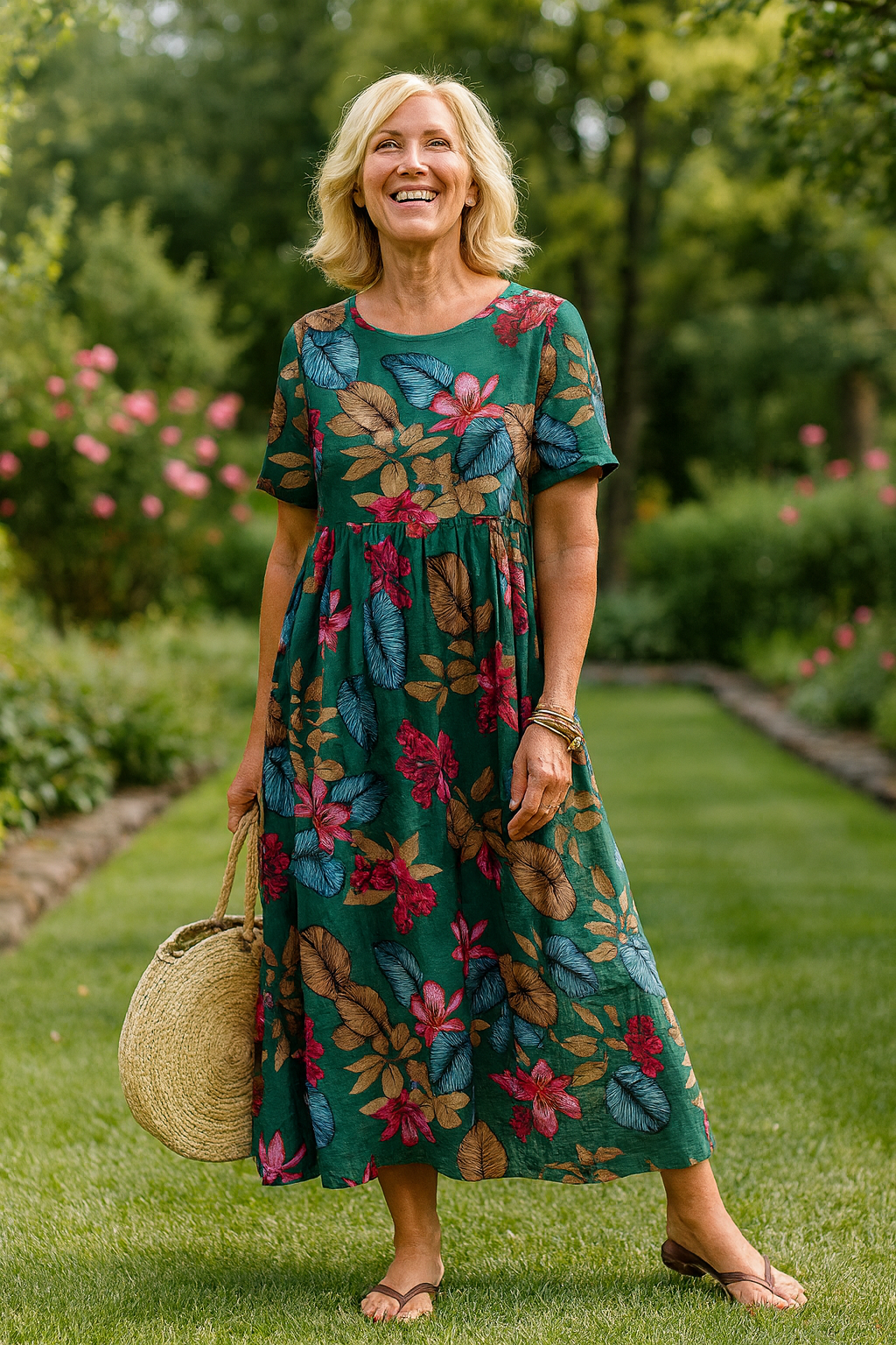 Masie | Vestido Maxi Floral Breezy – Onde o Conforto Encontra a Confiança