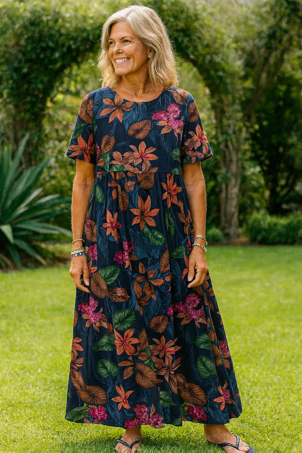 Masie | Vestido Maxi Floral Breezy – Onde o Conforto Encontra a Confiança