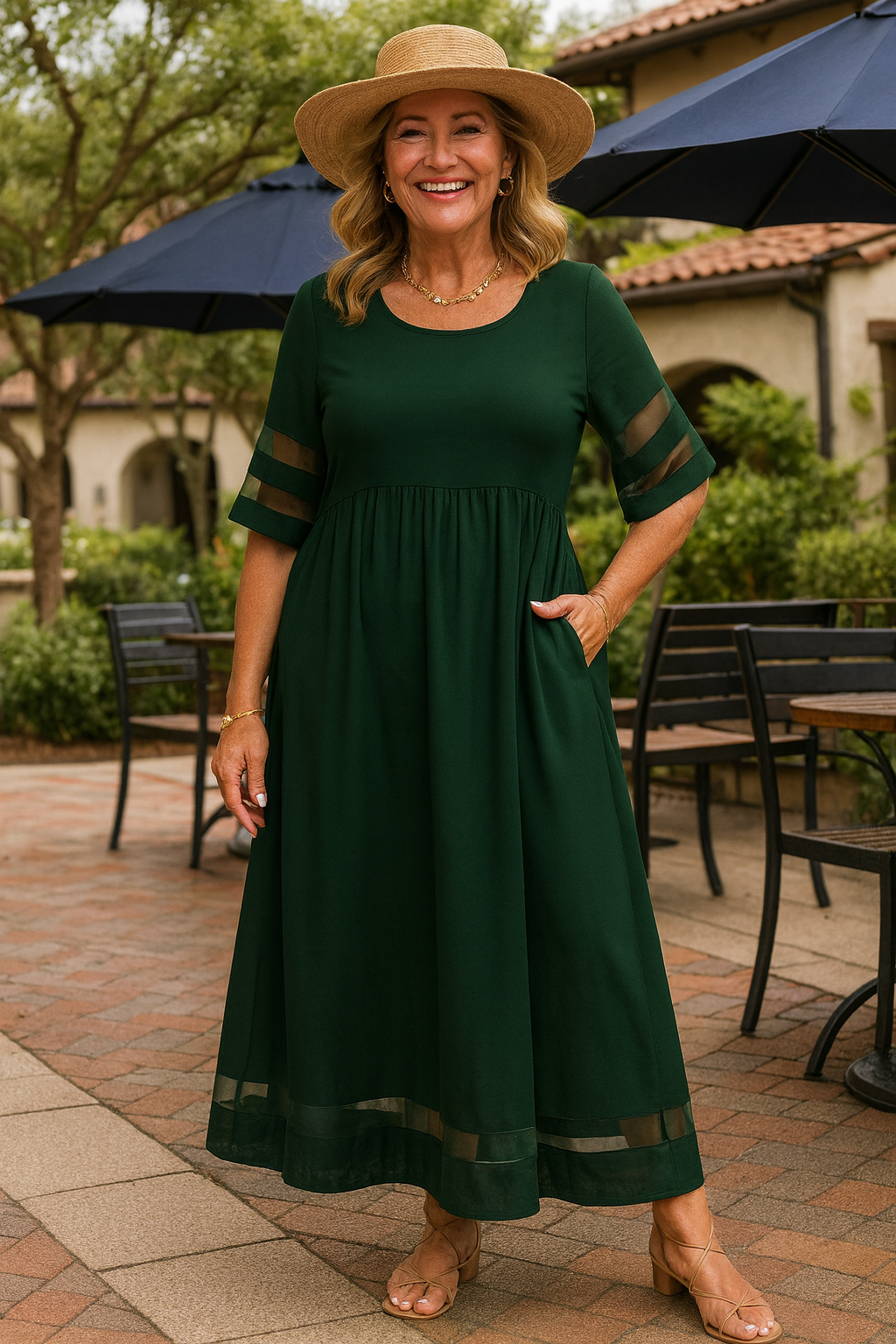 Alurea | Vestido Maxi Elegante – Conforto Atemporal, Confiança Sem Esforço