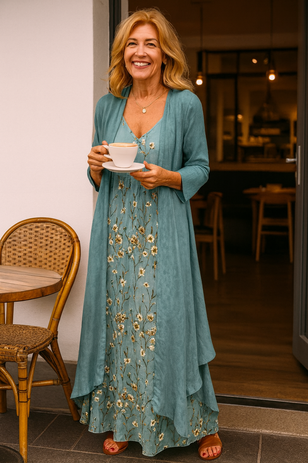 Mariselle | Conjunto Maxi Elegante de Duas Peças – Estilo Sem Esforço, Conforto o Dia Todo