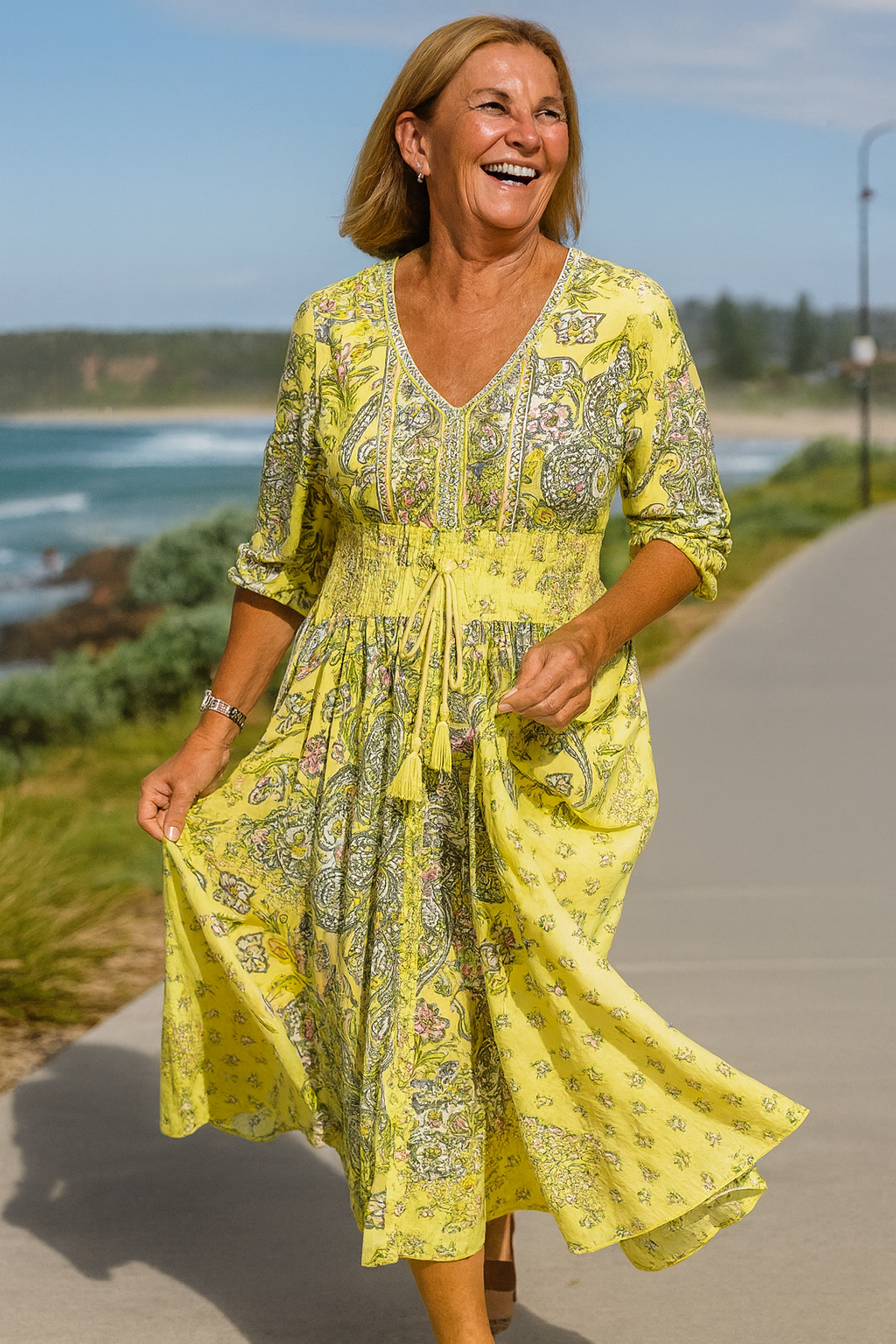 Kiama Vestido Maxi Boêmio