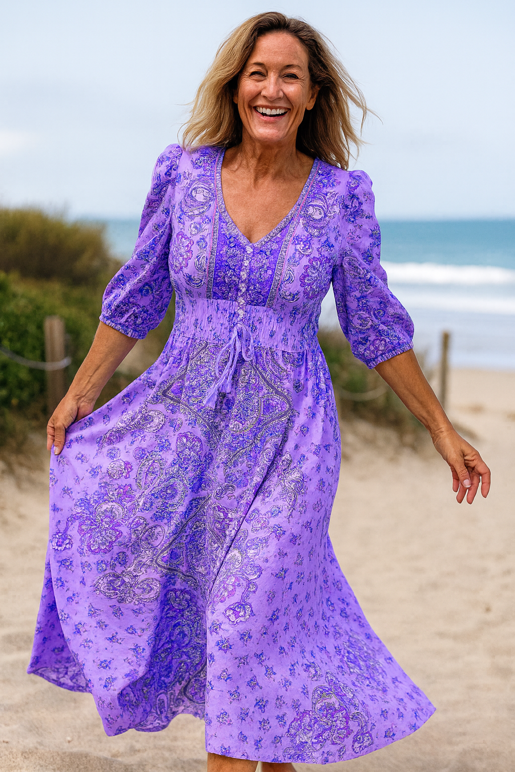 Kiama Vestido Maxi Boêmio
