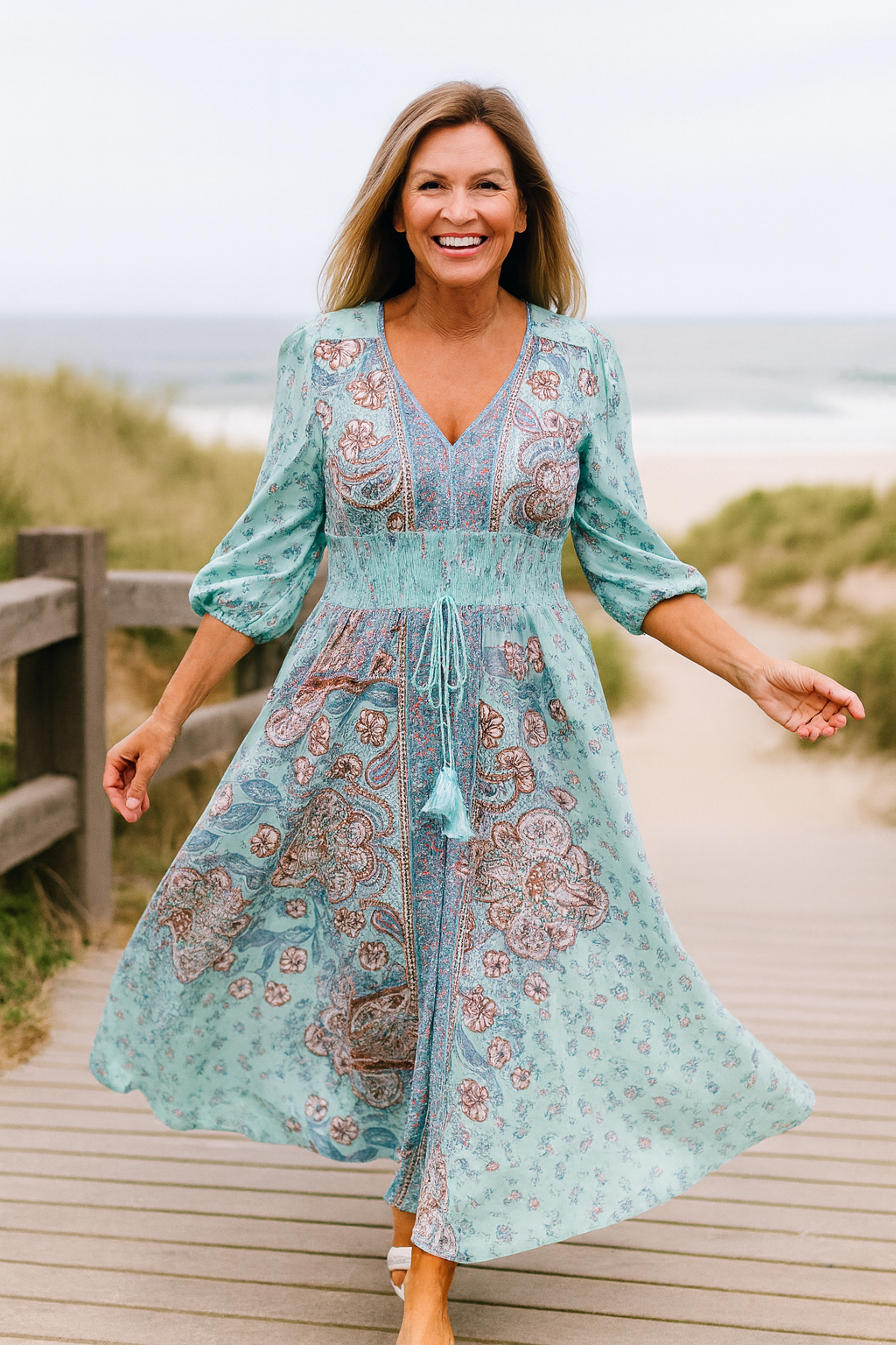 Kiama Vestido Maxi Boêmio