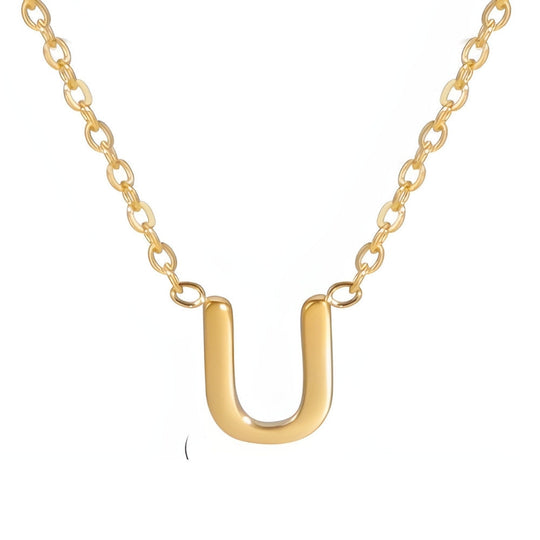Colar de Inicial Dourada Chic Love Letter