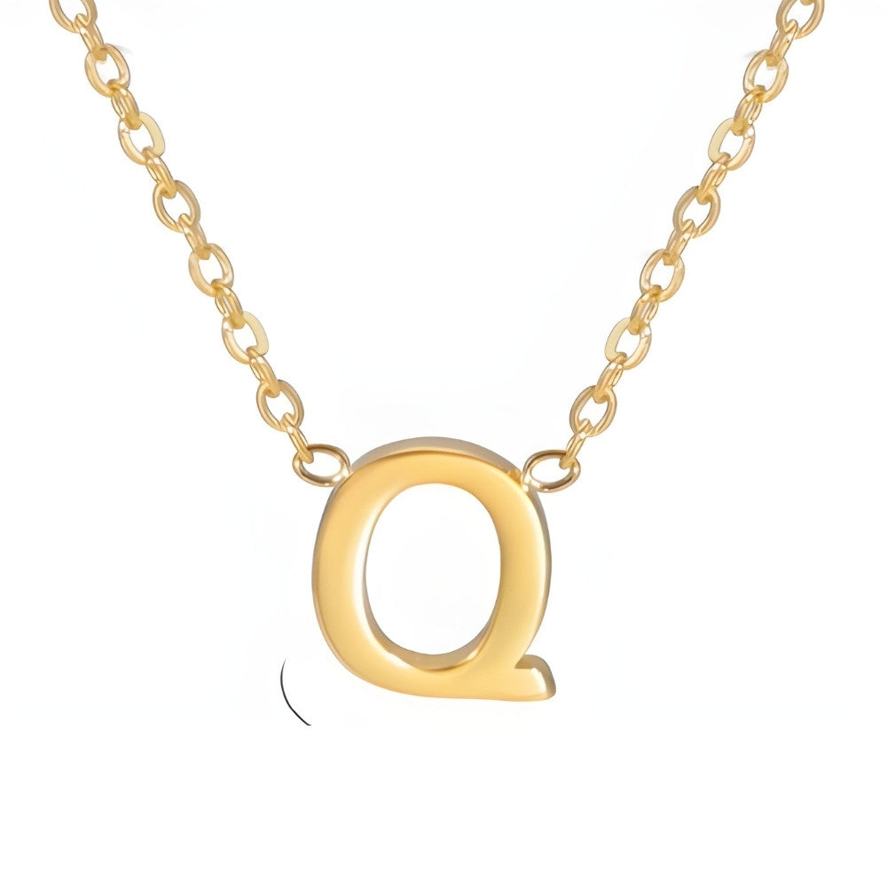 Colar de Inicial Dourada Chic Love Letter