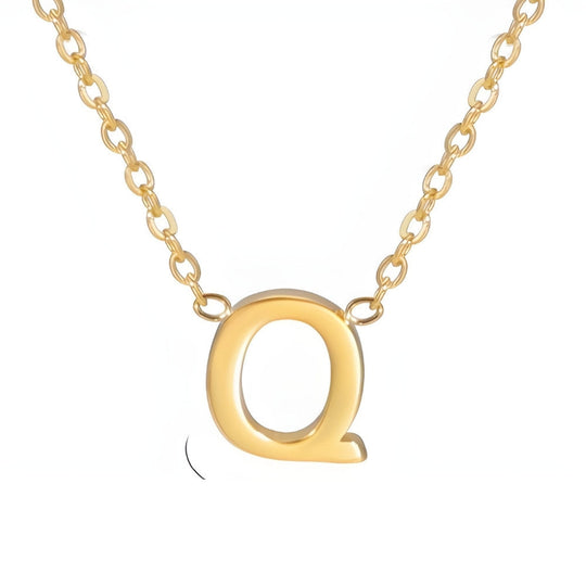 Colar de Inicial Dourada Chic Love Letter